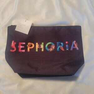 NWT 2023 Sephoria Virtual Swag Bag Multicolor Cosmetic Bag Only